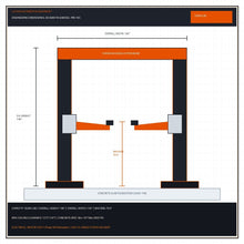 LiftAxis Euro-10X Lift - CAD Engineering Dimensions