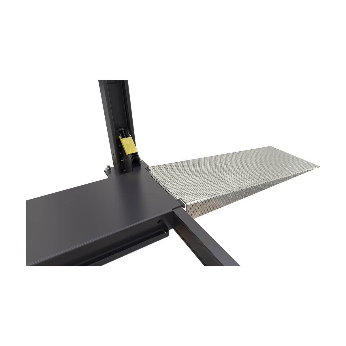 LiftAxis Aluminum Approach Ramps - Textured Diamond Tread & Mounting Tongue