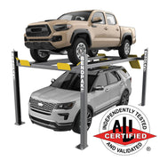 LiftAxis Park-9XLT 9,000 lb. High-Clearance Extra-Long Four-Post Truck Lift