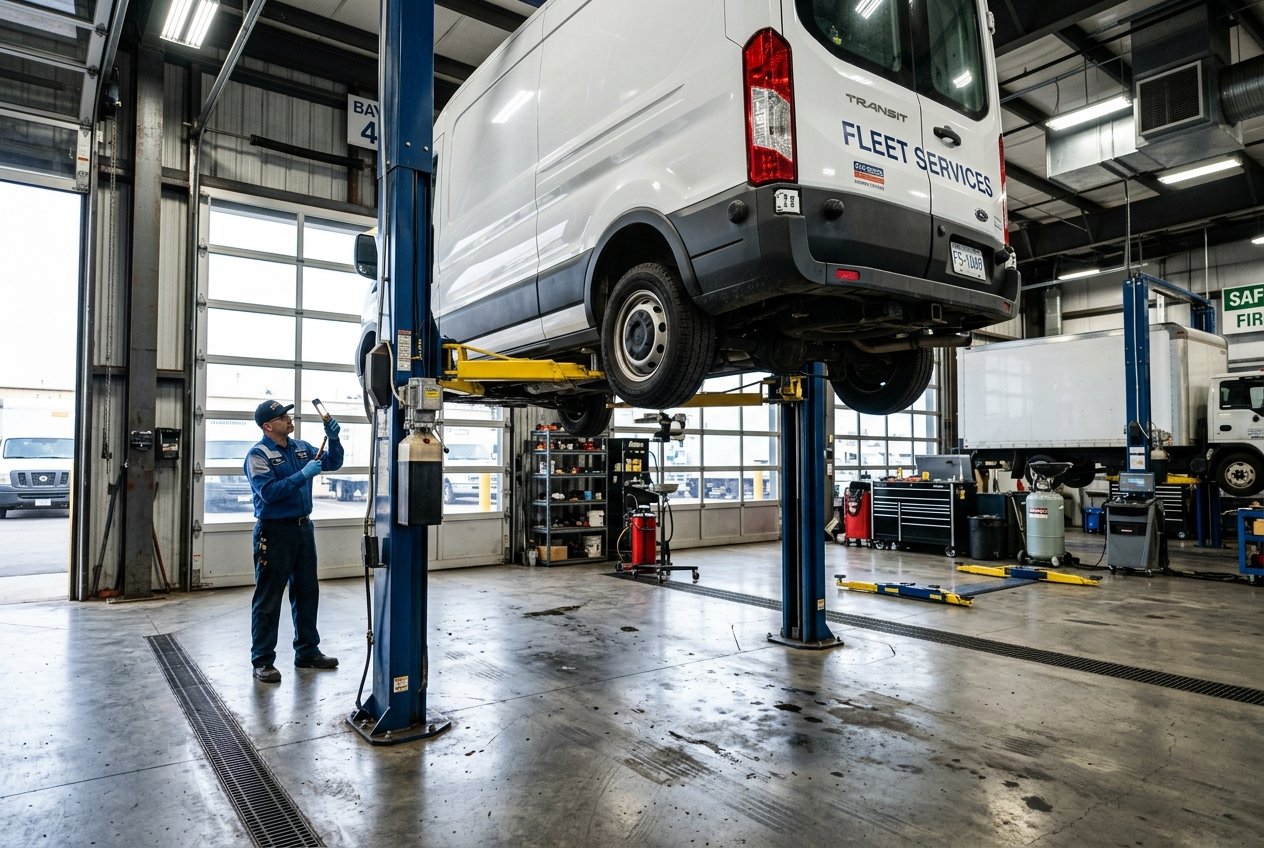 Commercial Fleet Service Bay